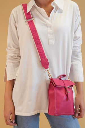 Laundry B Guitar Strap Phone Bag Flamingo 